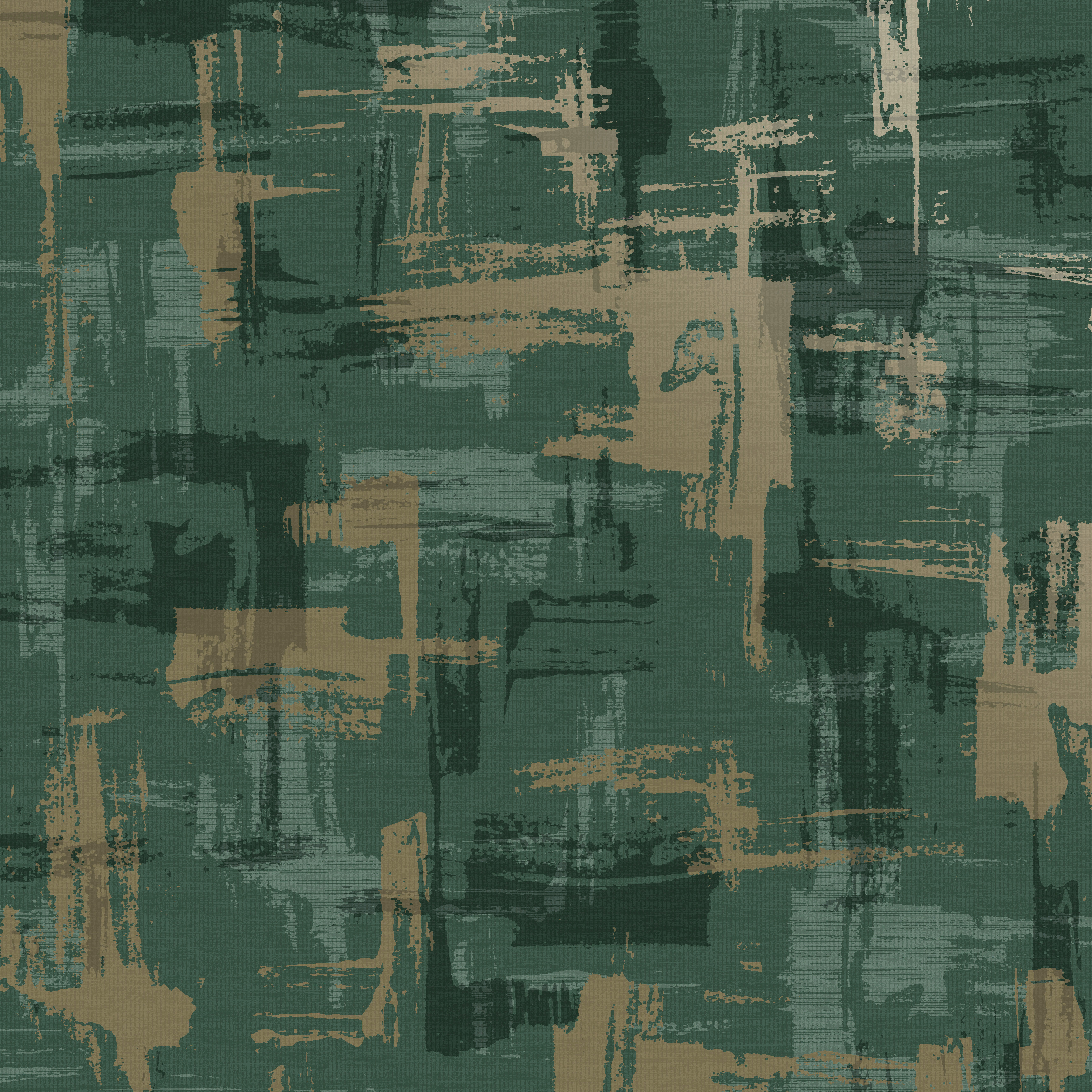 Holden Decor Abstract Geo Green Wallpaper - 10.05m x 53cm