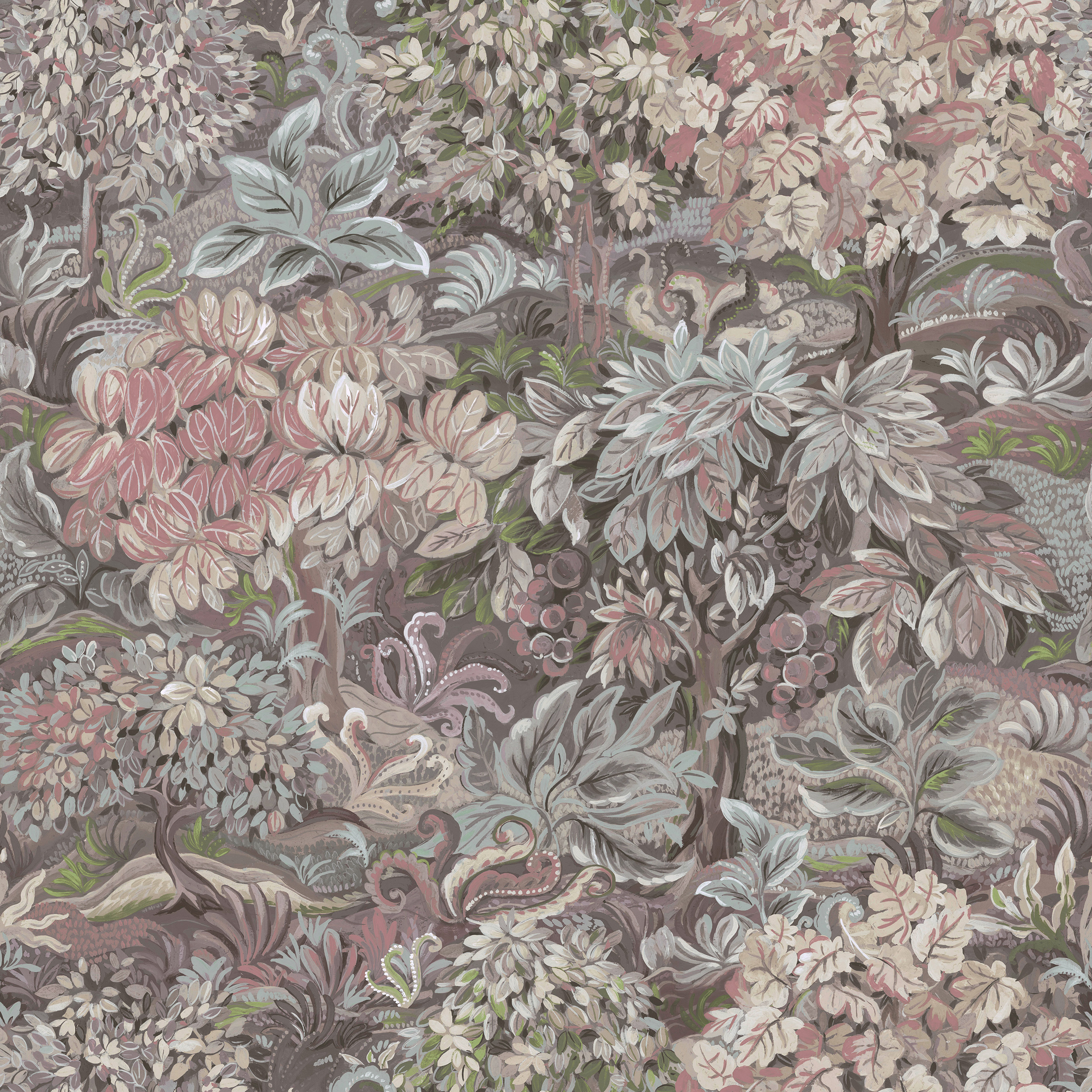 Holden Decor Forest Multi Wallpaper - 10.05m x 53cm