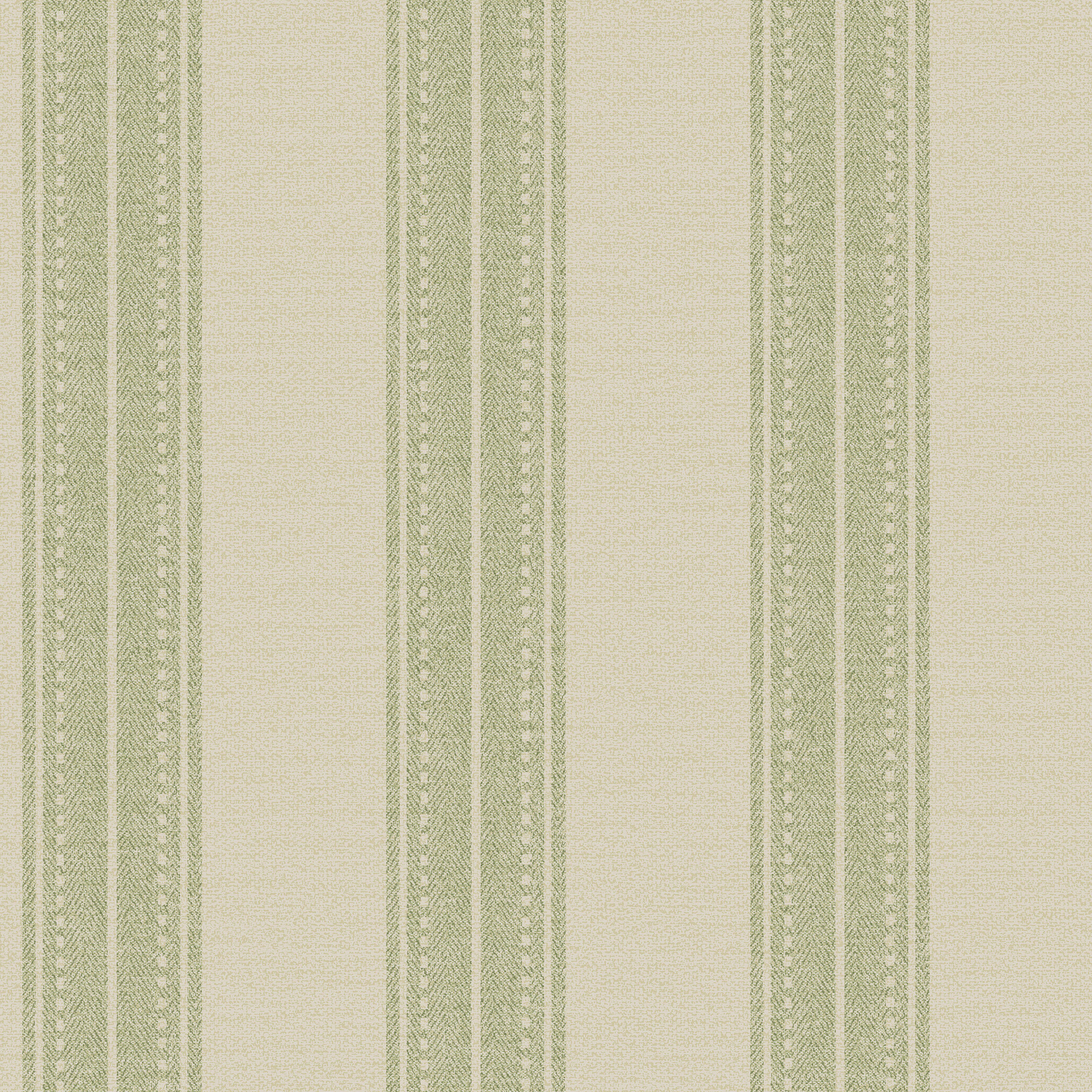 Holden Decor Linen Stripe Sage Wallpaper - 10.05m x 53cm