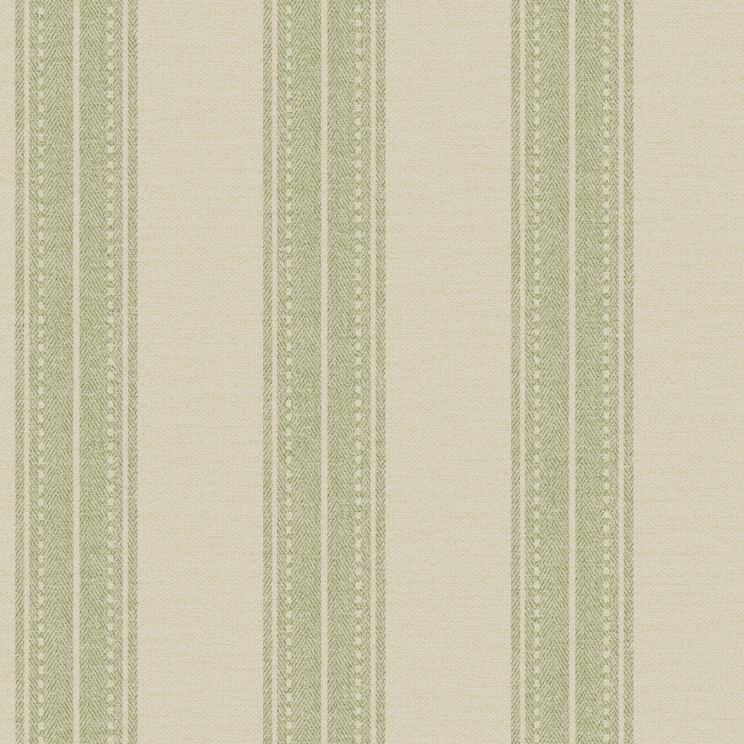 Holden Decor Linen Stripe Sage Wallpaper - 10.05m x 53cm