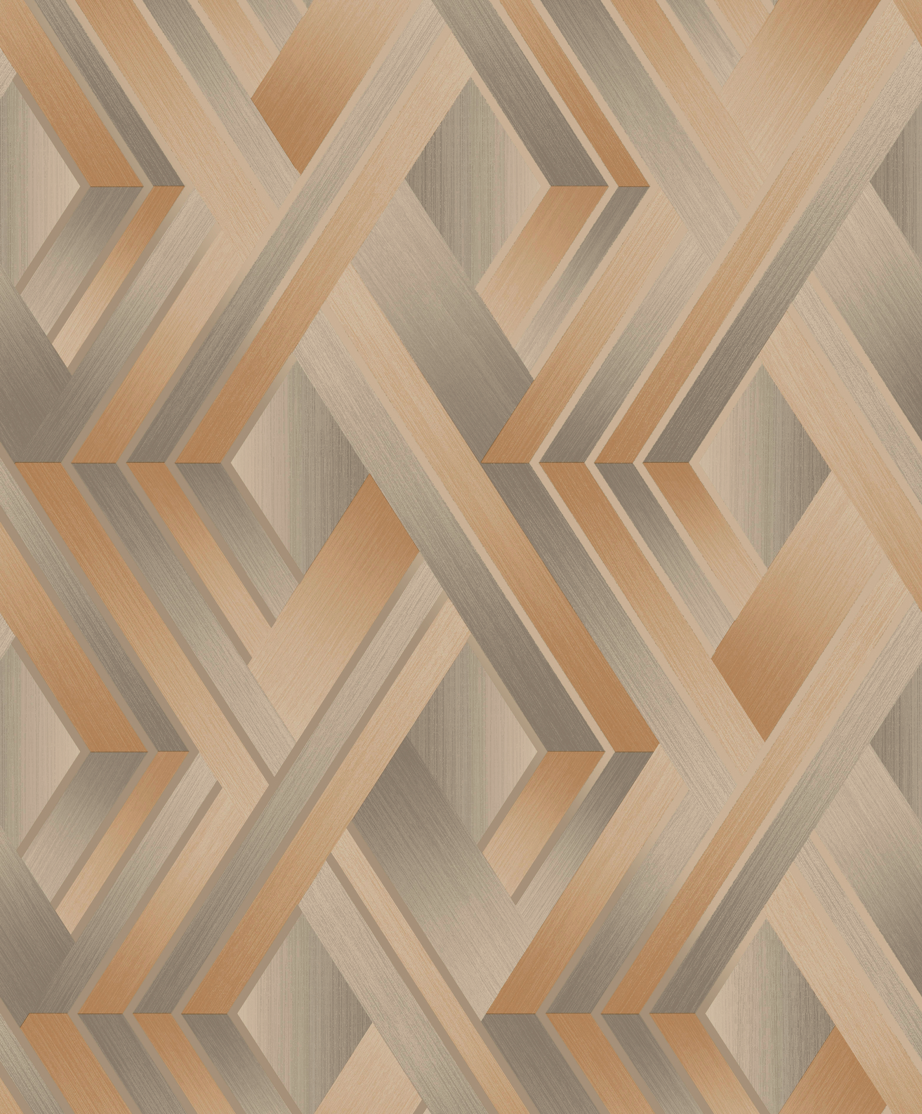 Image of Holden Decor Tranquilo Beige & Orange Wallpaper - 10.05m x 53cm