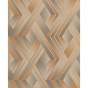 Image of Holden Decor Tranquilo Beige & Orange Wallpaper - 10.05m x 53cm