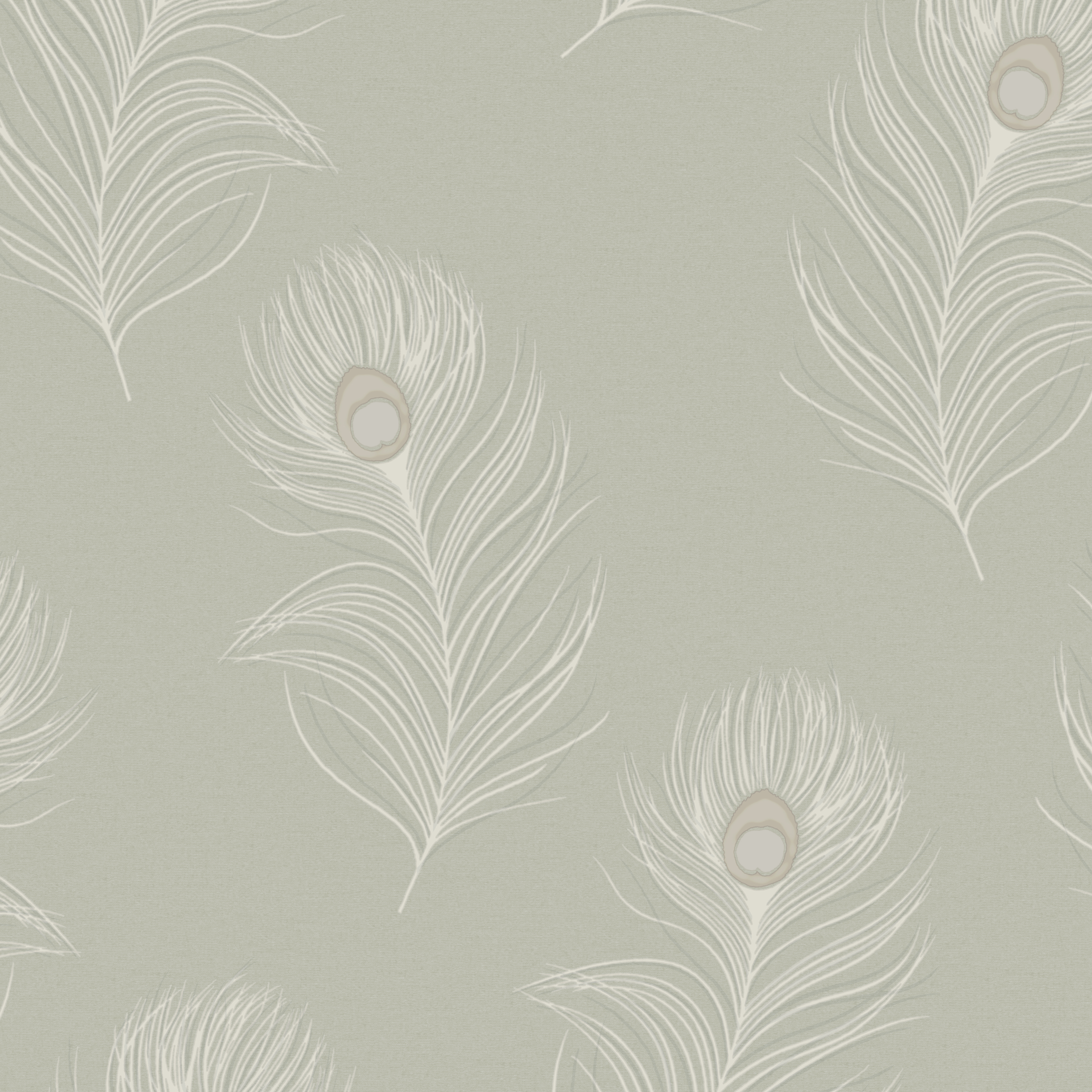 Holden Decor Pavona Sage Wallpaper - 10.05m x 53cm