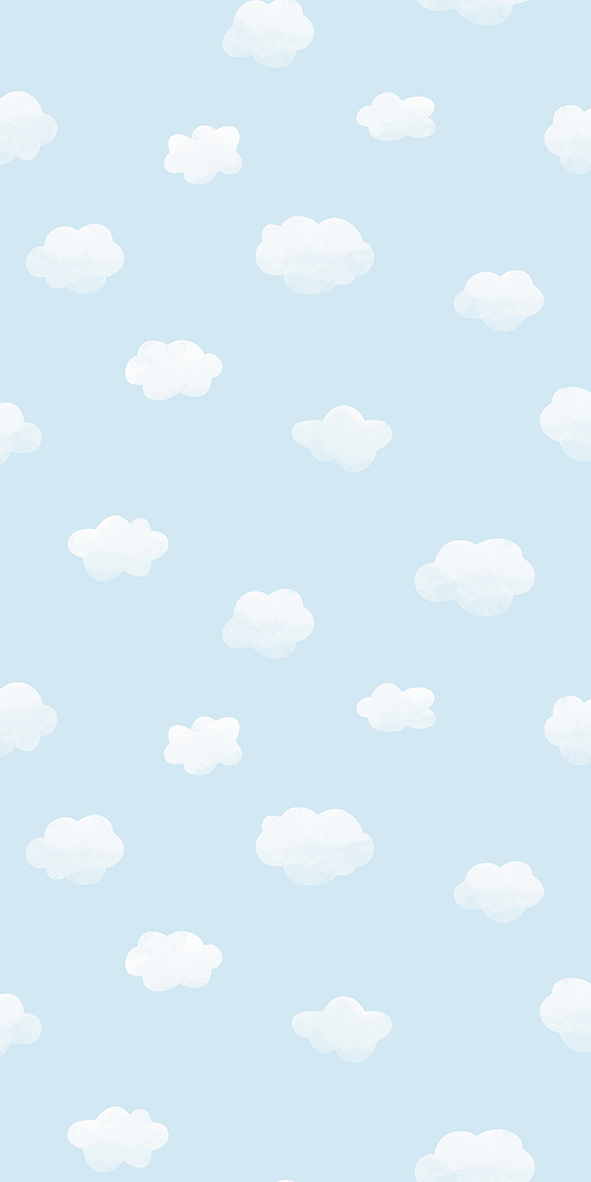 Holden Decor Cloudy Sky Blue Wallpaper - 10.05m x 53cm