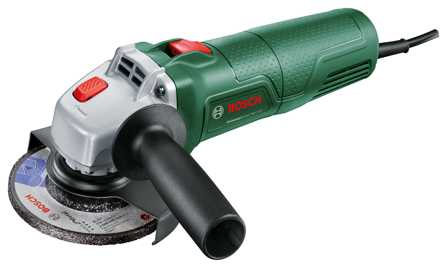 Bosch UniversalGrind 750 Corded Angle Grinder 115m - 750W