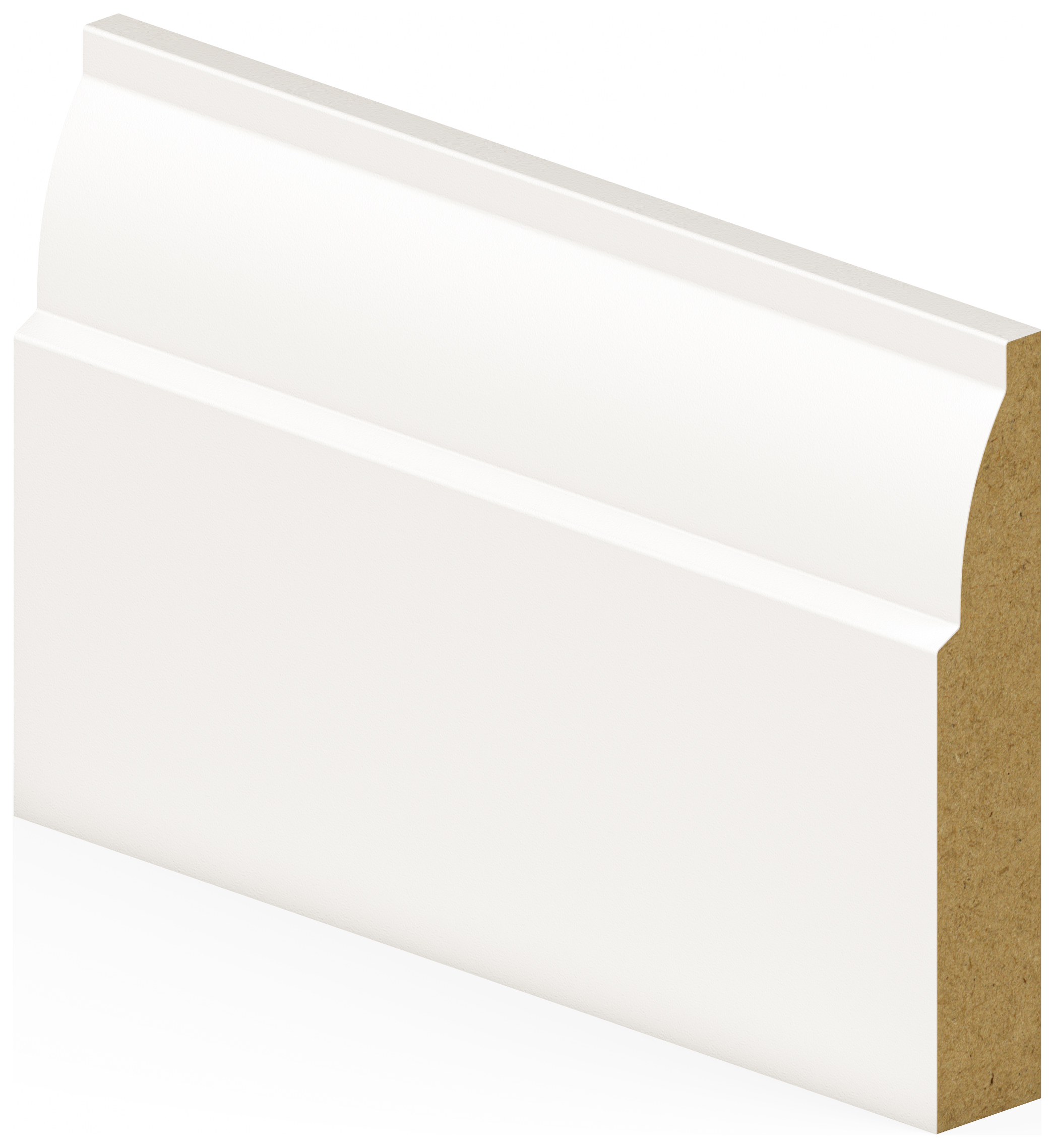 Wickes Ovolo White MDF Architrave 14.5 x 57