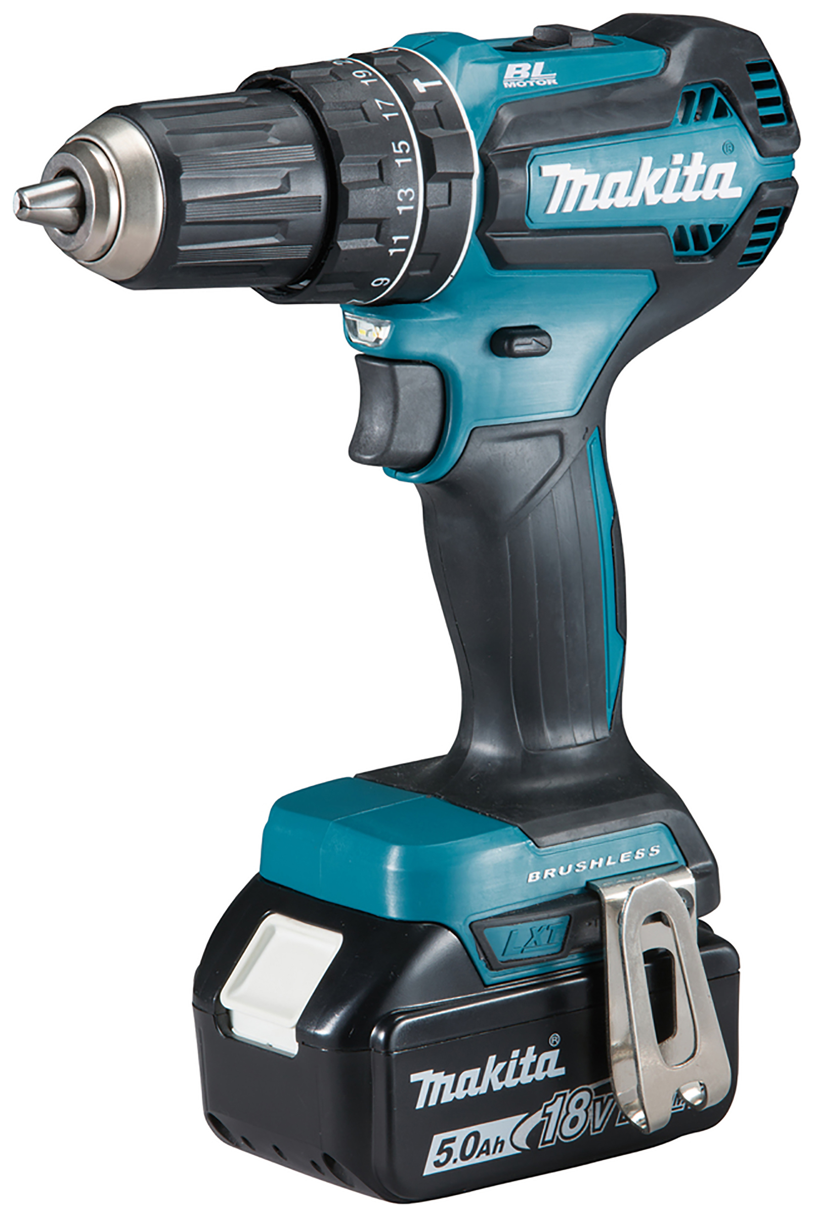 Makita DHP485TJX7 18V LXT Cordless Brushless Combi Drill 1 x 5.0Ah