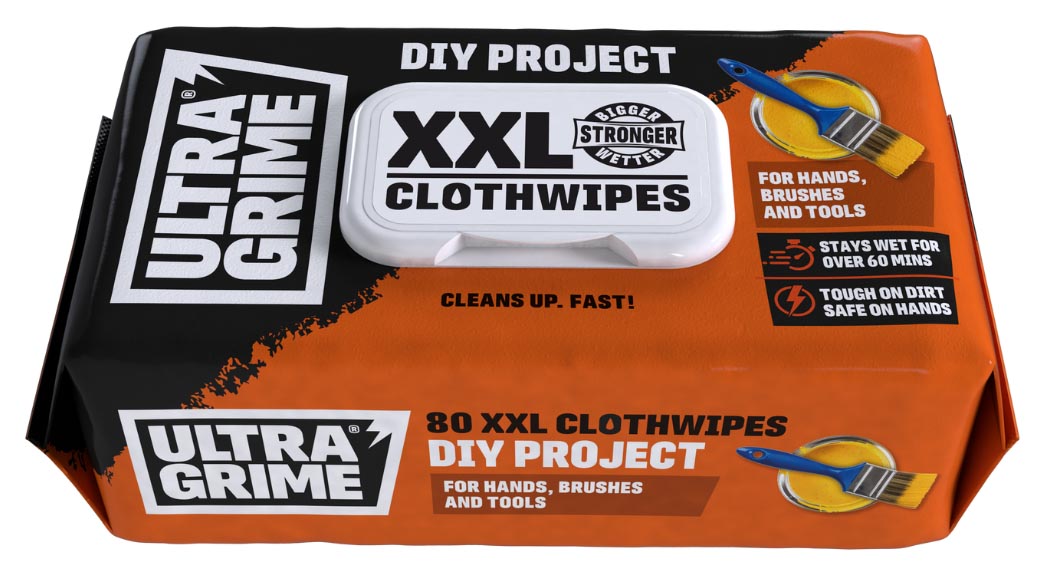 UltraGrime Life DIY XXL+ Clothwipes 80 pack