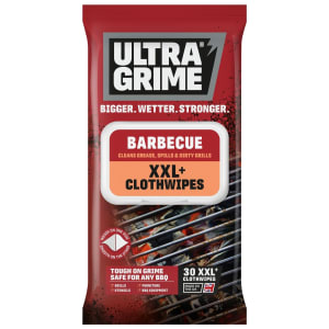 UltraGrime BBQ XXL+ Clothwipes - Pack of 30