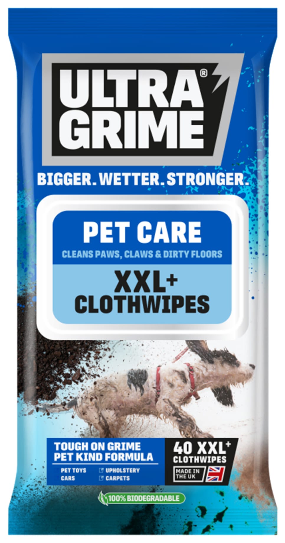 UltraGrime Pet Care XXL+ Clothwipes - Pack of
