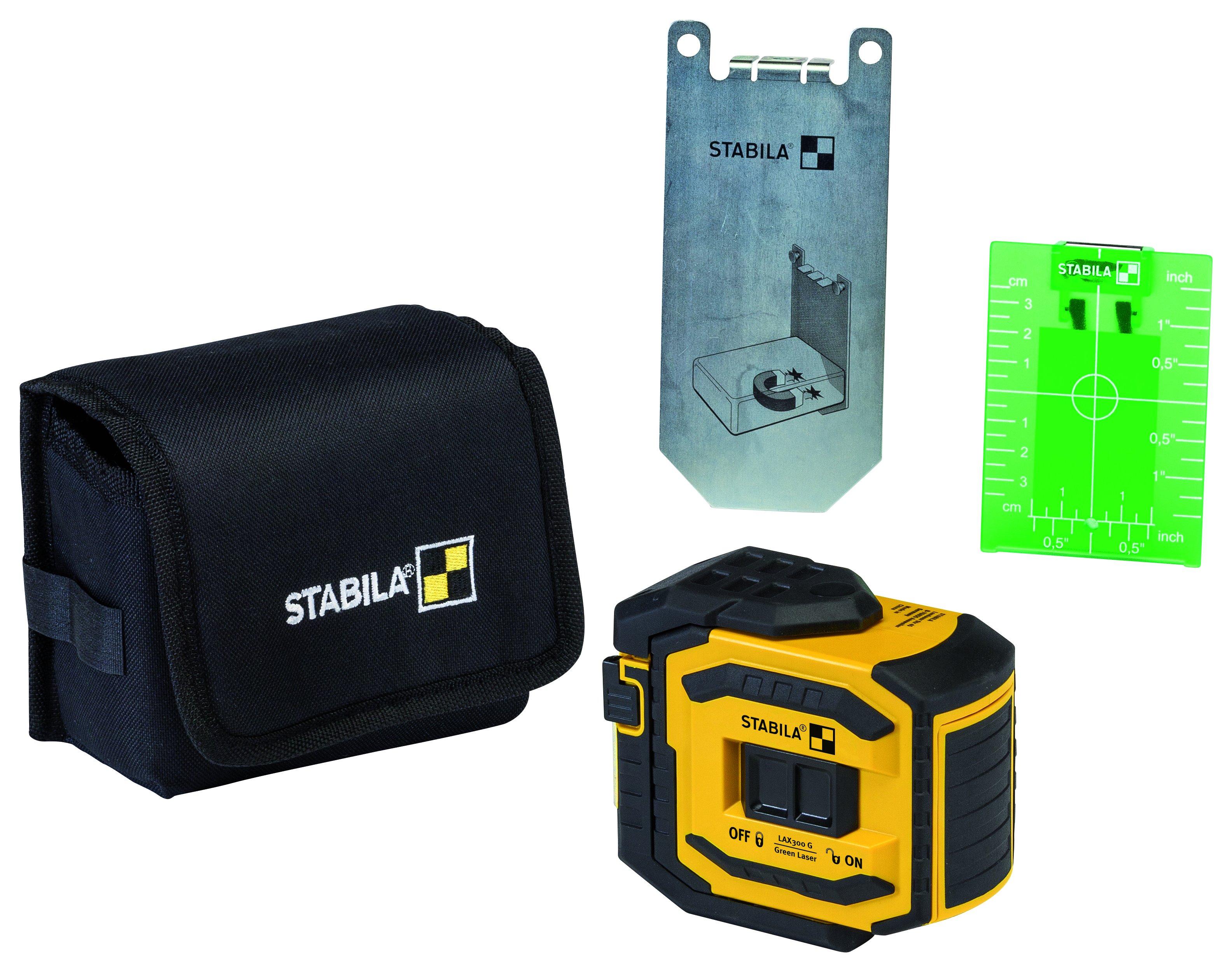 Stabila STB-LAX300G 3 Function Crossline Green Laser