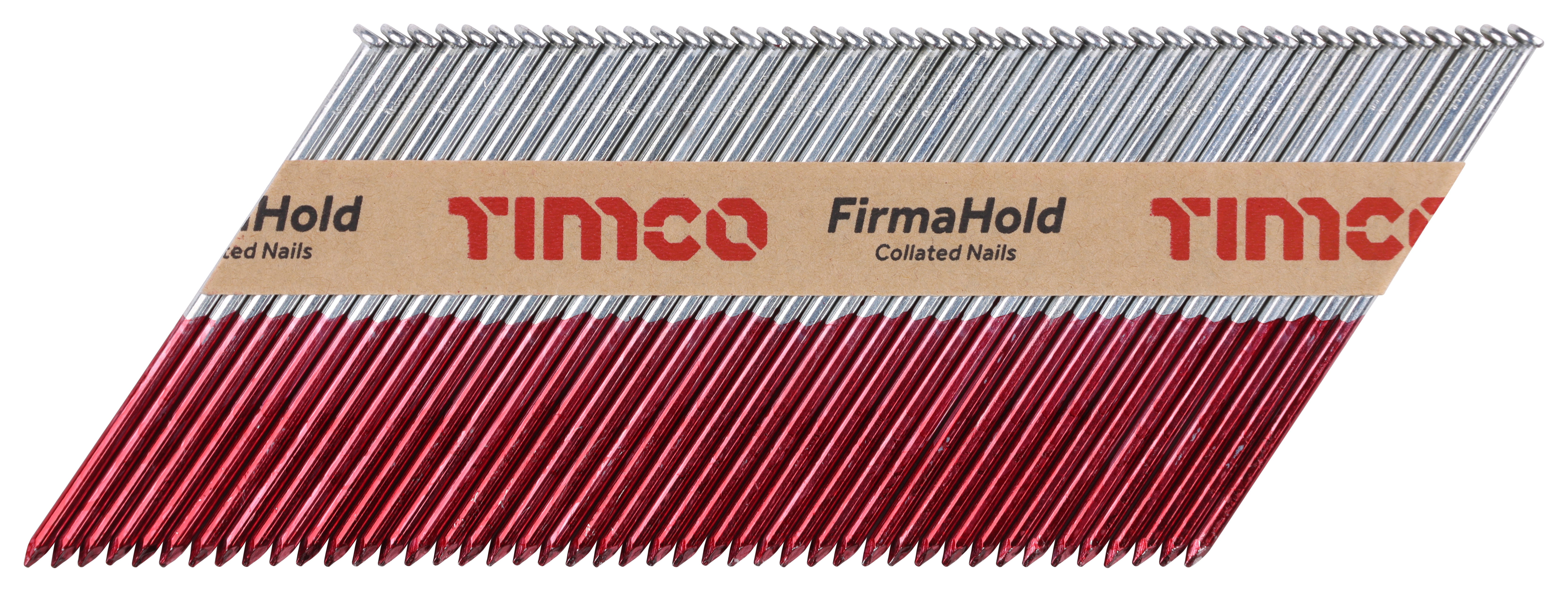 FirmaHold Plain Shank FirmaGalv Collated Clipped Head Nails - 3.1 x 90mm