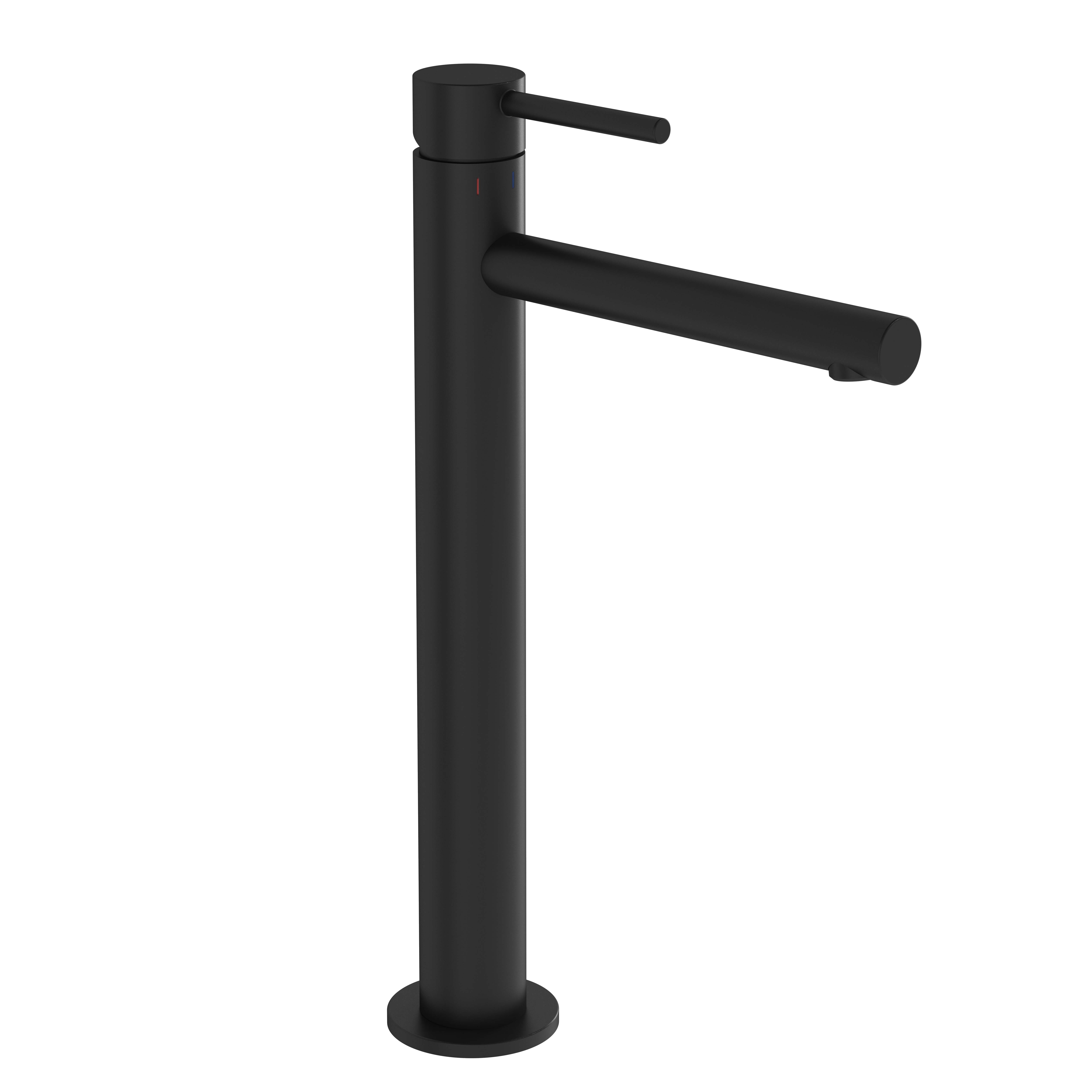 Vitra Origin Long Neck Single Basin Mixer Tap - Matt Black