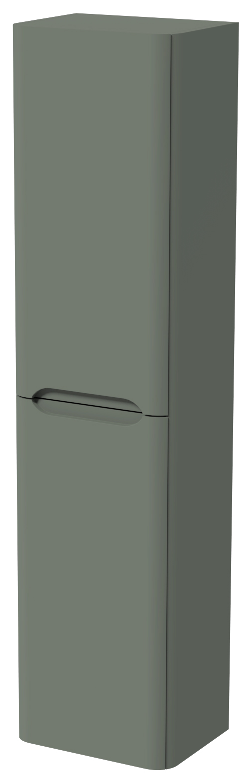 Wickes Malmo Reed Green Wall Hung J Pull Tower Unit - 1600 x 400mm