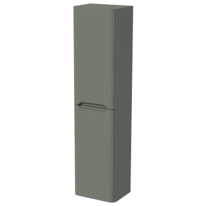 Wickes Malmo Reed Green Wall Hung J Pull Tower Unit - 1600 x 400mm