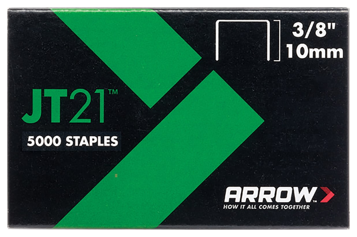 Arrow JT21 T27 Light Duty Staples 10mm (3/8in)