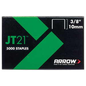 Arrow JT21 T27 Light Duty Staples 10mm (3/8in) - Pack of 5000