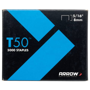 Arrow T50 Staples 8mm (5/16in) - Pack of 5000