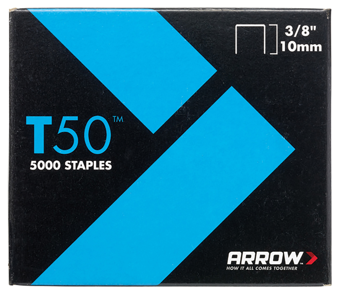 Arrow T50 Staples 10mm (3/8in) - Pack of 5000