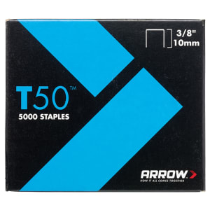 Arrow T50 Staples 10mm (3/8in) - Pack of 5000