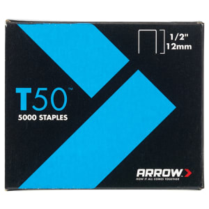 Arrow T50 Staples 12mm (1/2in) (- Pack of 5000