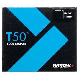Arrow T50 Staples 14mm (9/16in) - Pack of 5000