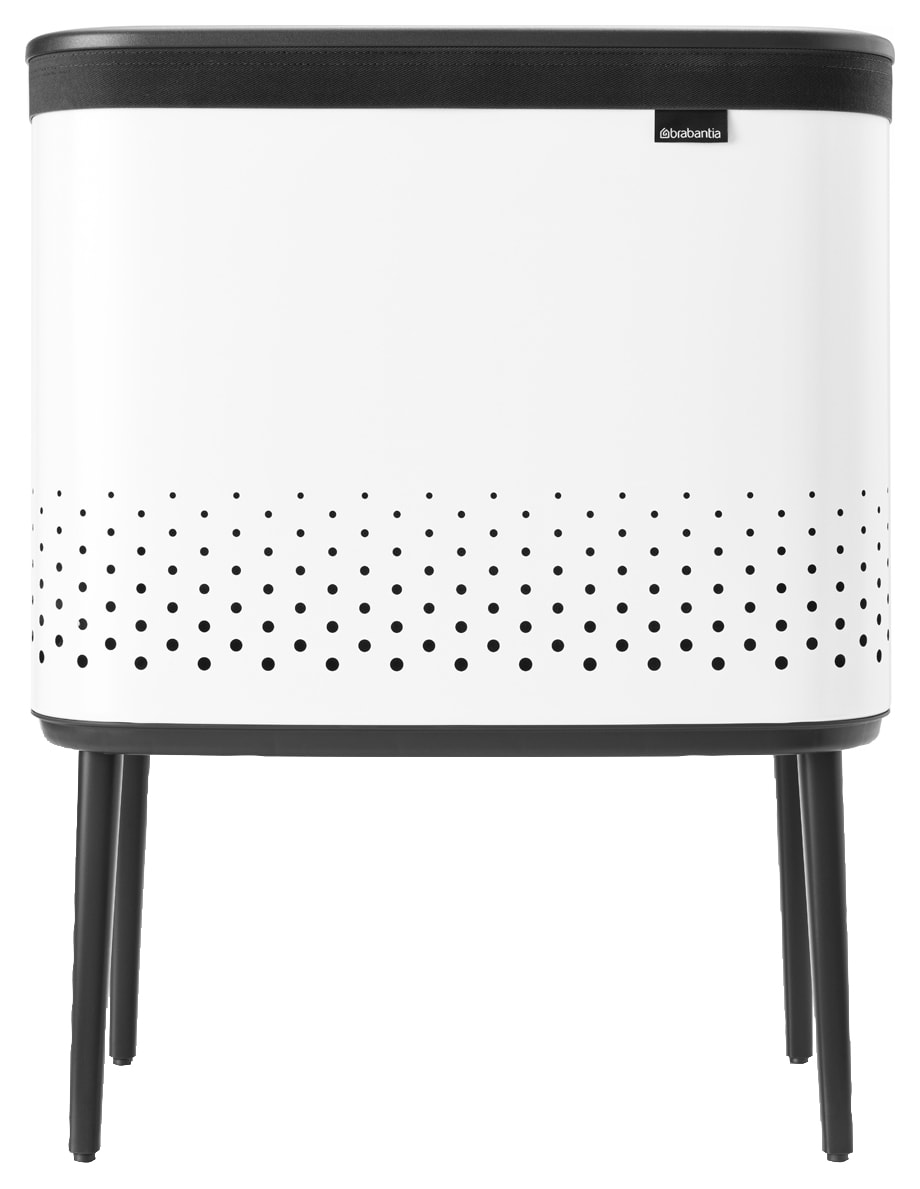 Brabantia Bo White Laundry Bin 60L Wickes.co.uk