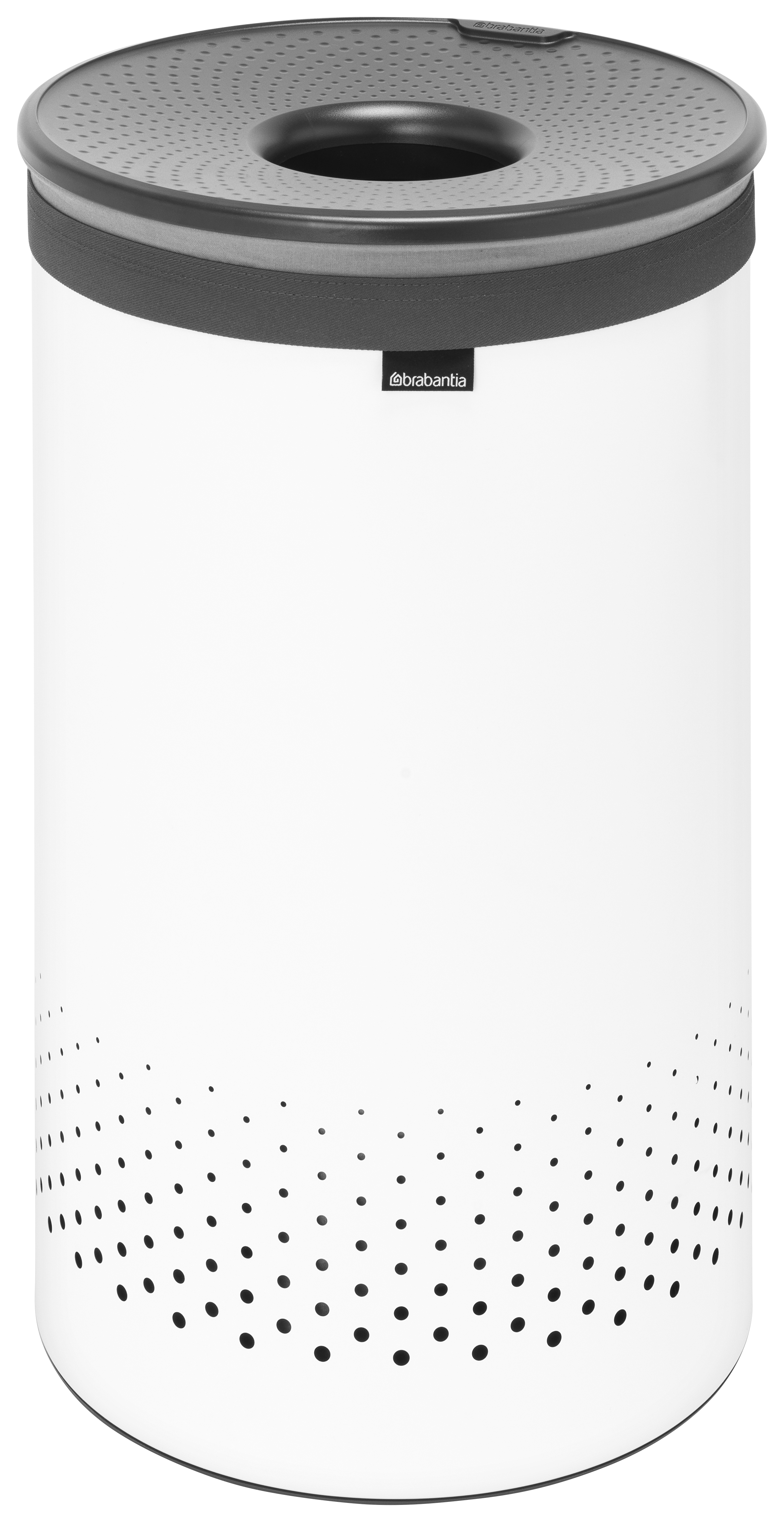 Brabantia White Laundry Bin - 60L