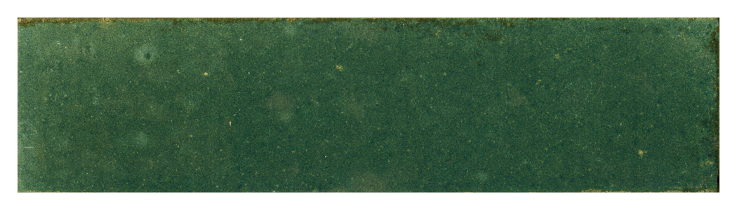 Wickes Boutique Wisteria Rustic Olive Gloss Ceramic Wall Tile 300x75mm - Cut Sample