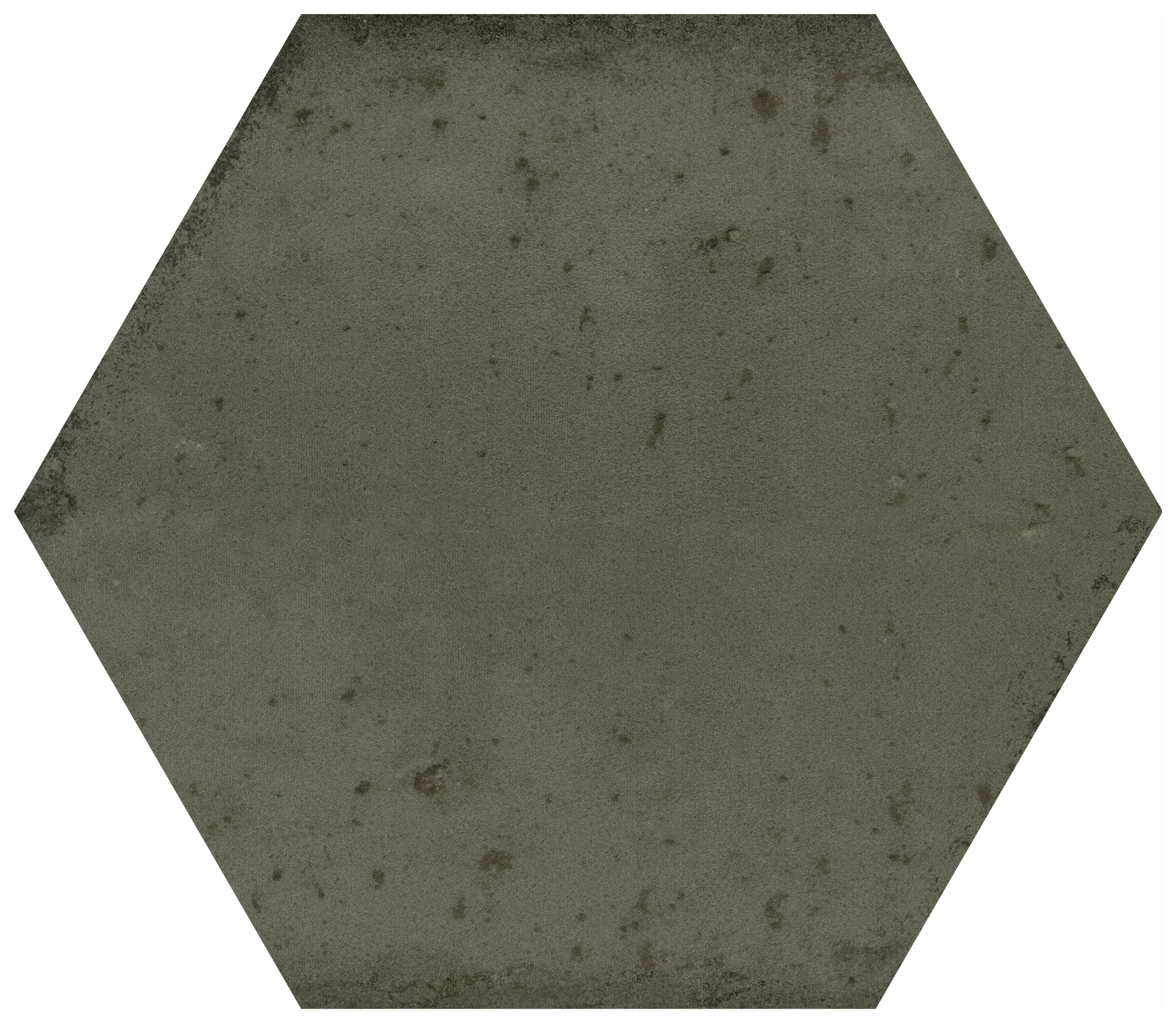 Wickes Boutique Wisteria Hexagon Ash Gloss Ceramic Wall Tile - Cut Sample