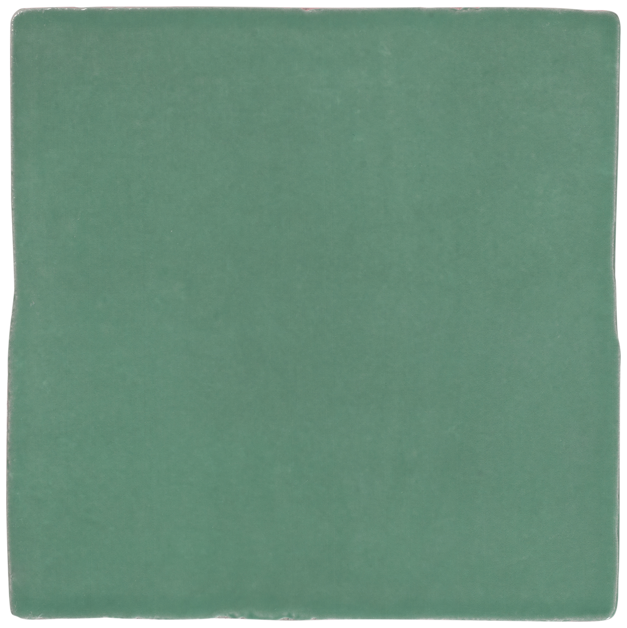 Wickes Boutique Flora Turquoise Gloss Ceramic Wall Tile - 130 x 130mm - Sample