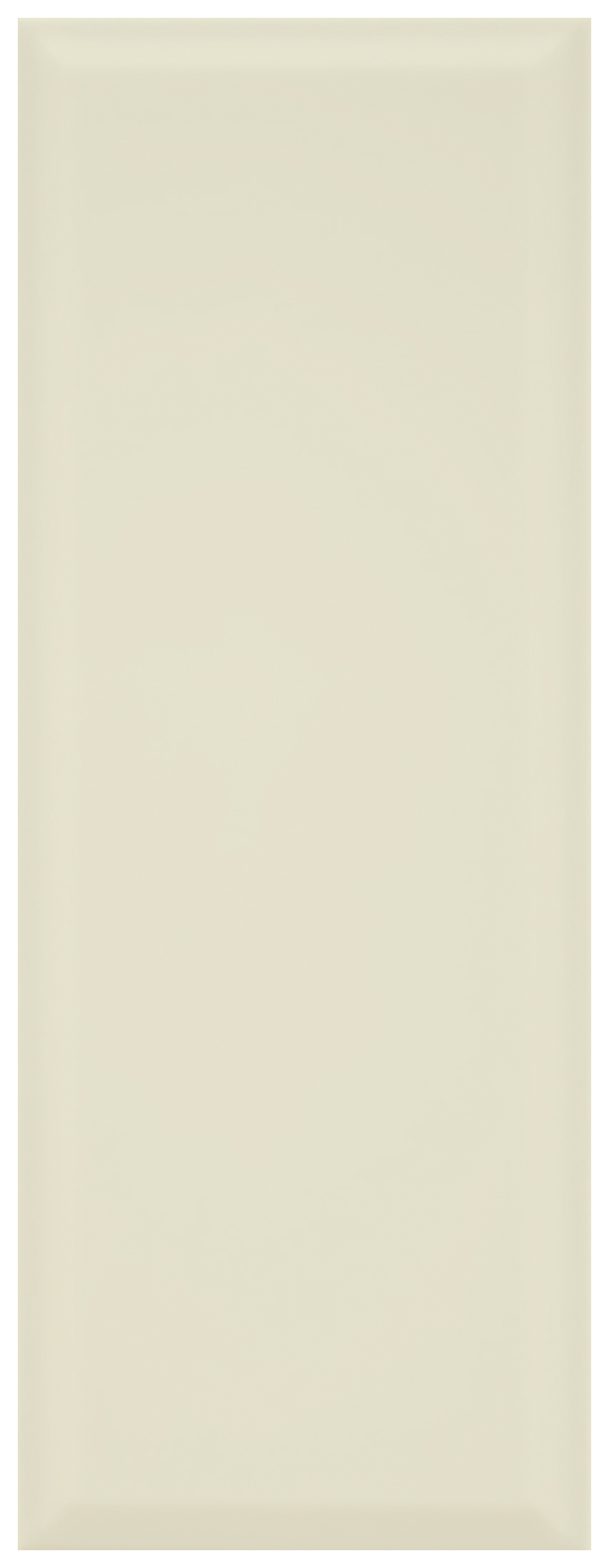 Wickes Boutique Camden Whisper Cream Gloss Ceramic Wall Tile - Cut Sample