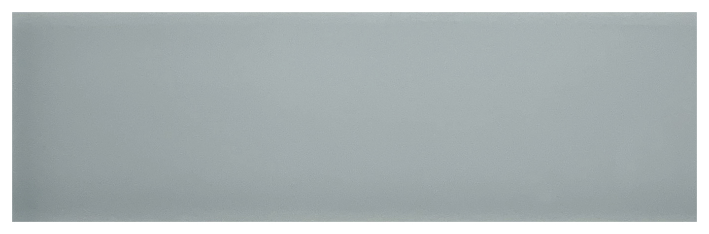 Wickes Boutique Richmond Pewter Gloss Ceramic Wall Tile 245x75mm - Cut Sample