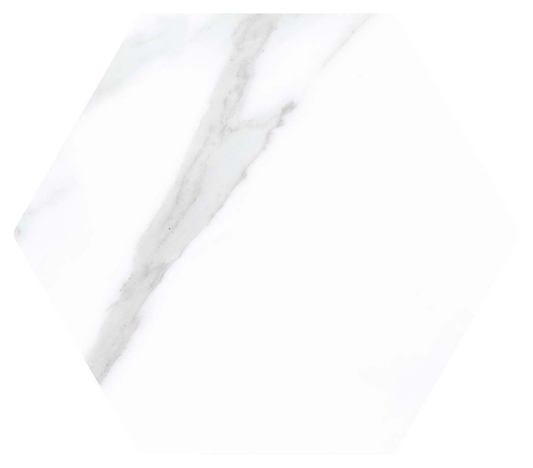 Wickes Boutique Hive Marble Matt Porcelain Wall & Floor Tile - Cut Sample