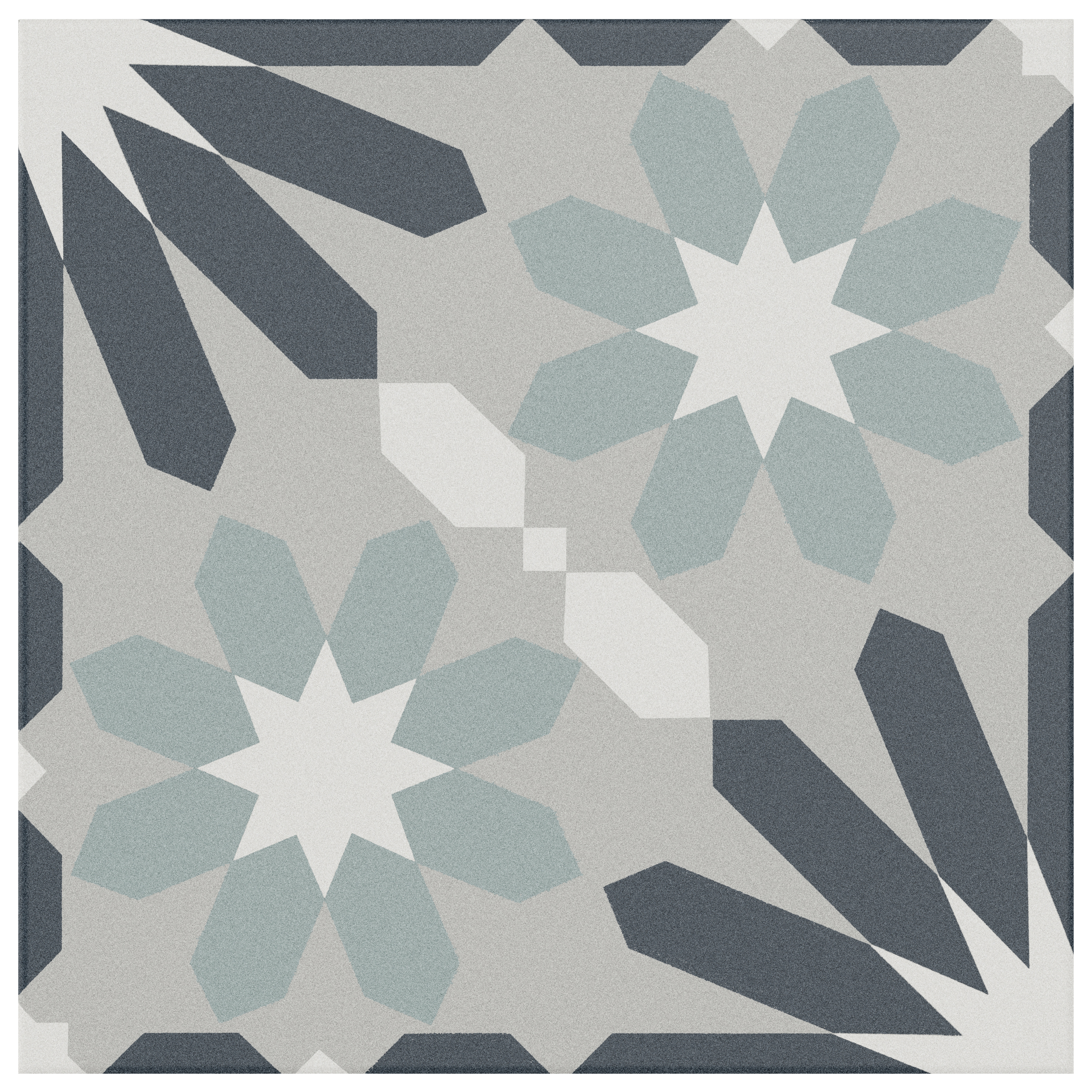 Wickes Boutique Gilbert Patterned Matt Ceramic Wall & Floor Tile - Cut Sample