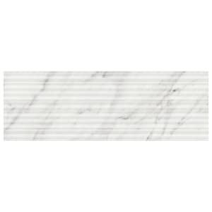 Wickes Boutique Calatrava Dcor Marble Matt Ceramic Wall Tile - 750 x 250mm - Cut Sample