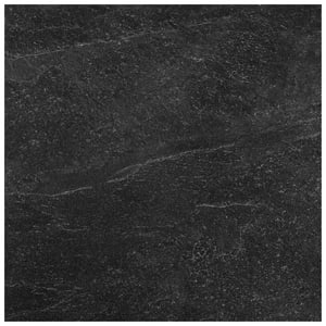 Wickes Boutique Lava Black Matt Porcelain Wall & Floor Tile - 595 x 595mm - Cut Sample