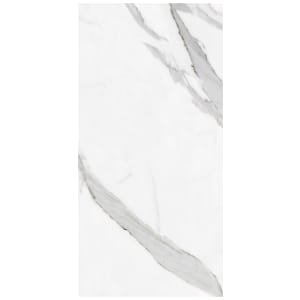 Wickes Boutique Thea Gold Polished Porcelain Wall & Floor Tile - Cut Sample