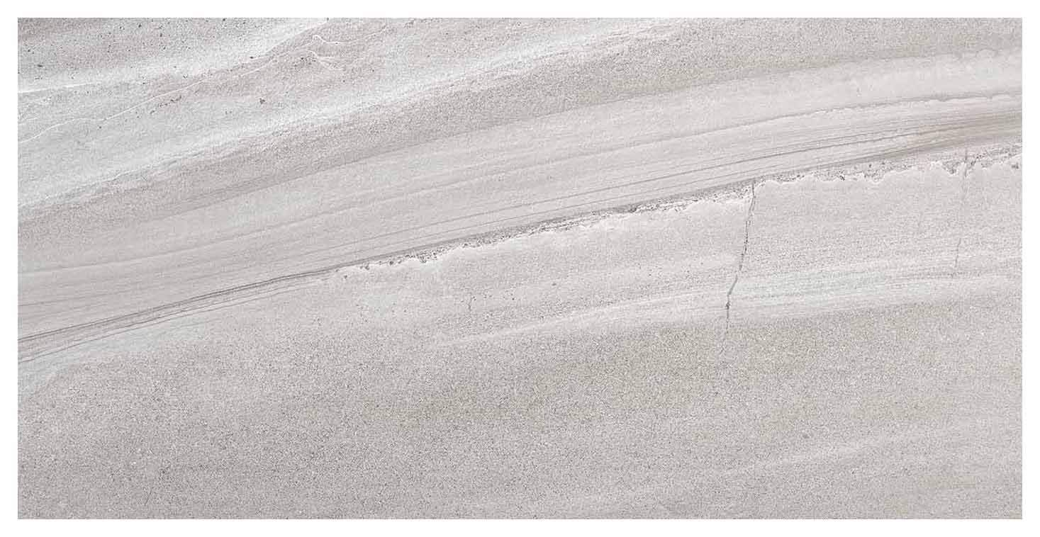 Wickes Boutique Bennington Grey Matt Porcelain Wall & Floor Tile - Cut Sample