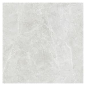 Wickes Boutique Amelie Pearl Polished Porcelain Wall & Floor Tile - 900 x 900mm - Cut Sample