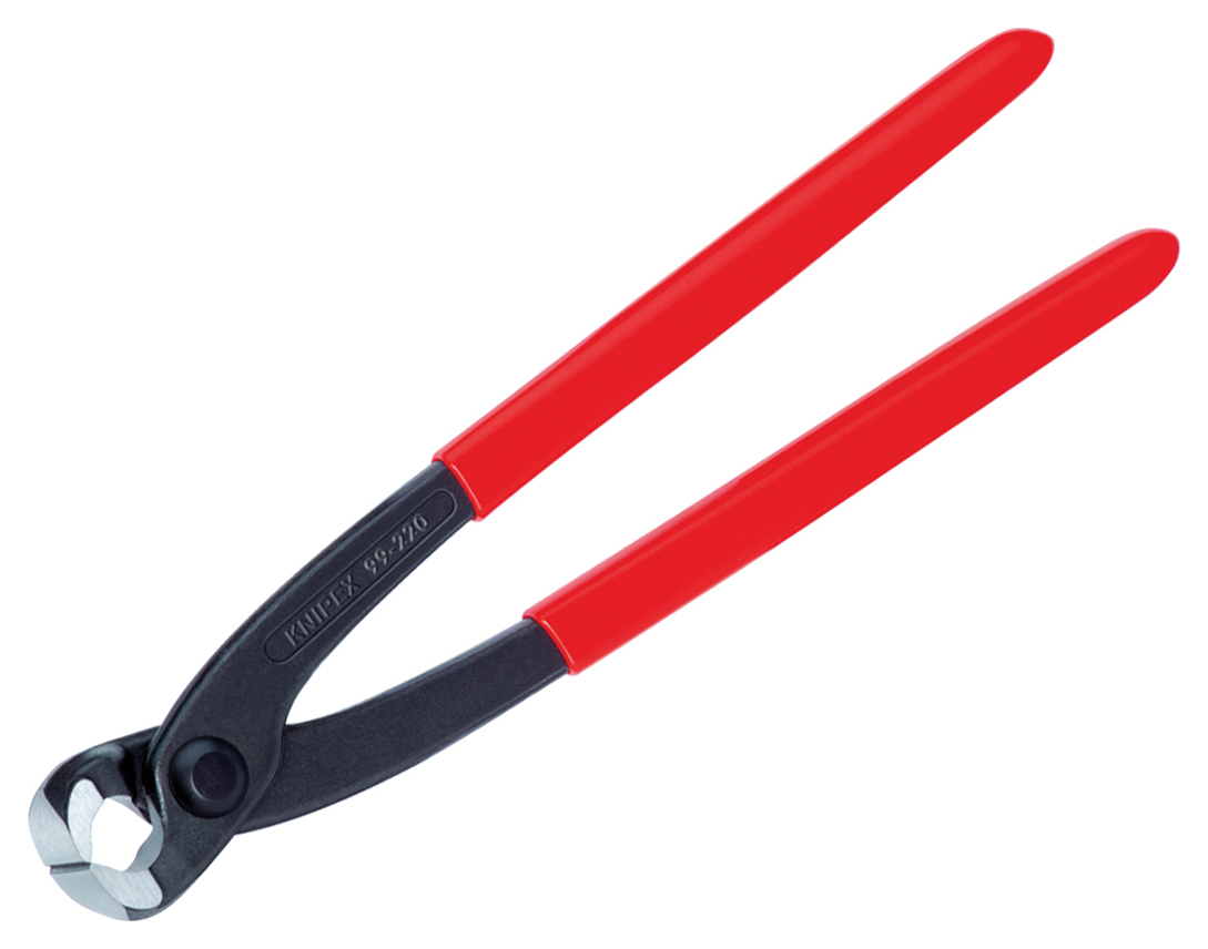 Knipex KPX9901250 10" Concreter's PVC Grip Nipper Pliers - 250mm