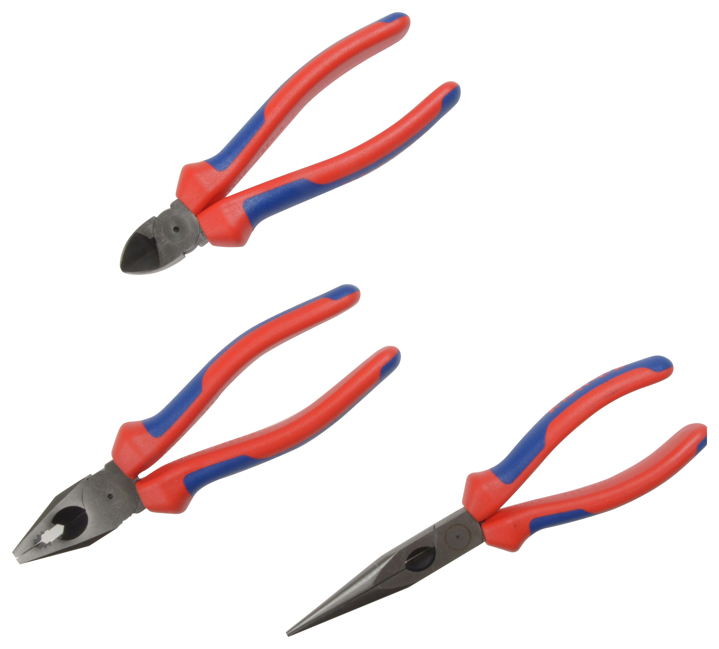 Knipex KPX002011 3 Piece Assembly Pack Pliers Set