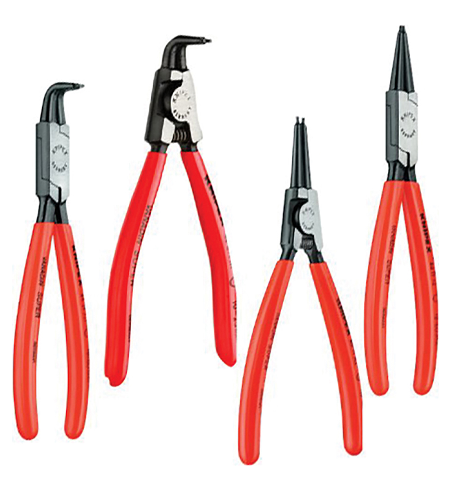 Knipex KPX001956 4 Piece Circlip Pliers Set in