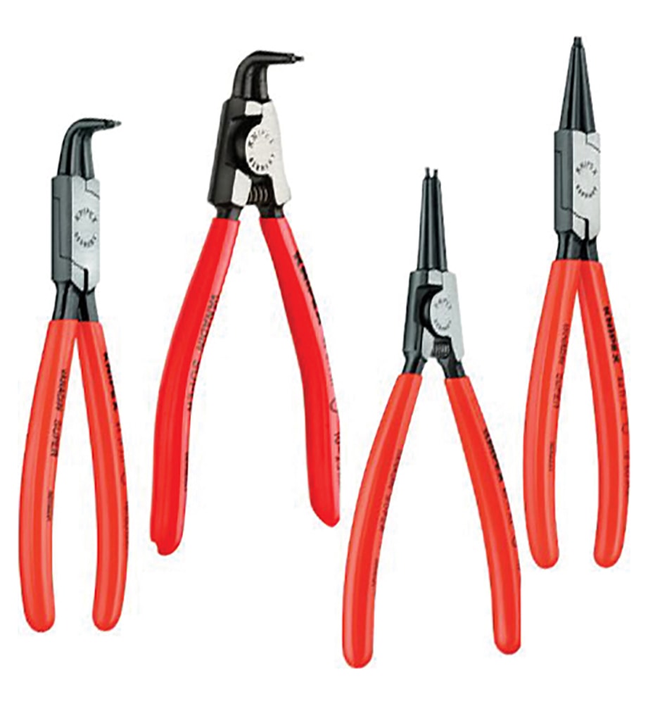 Knipex KPX001956 4 Piece Circlip Pliers Set in
