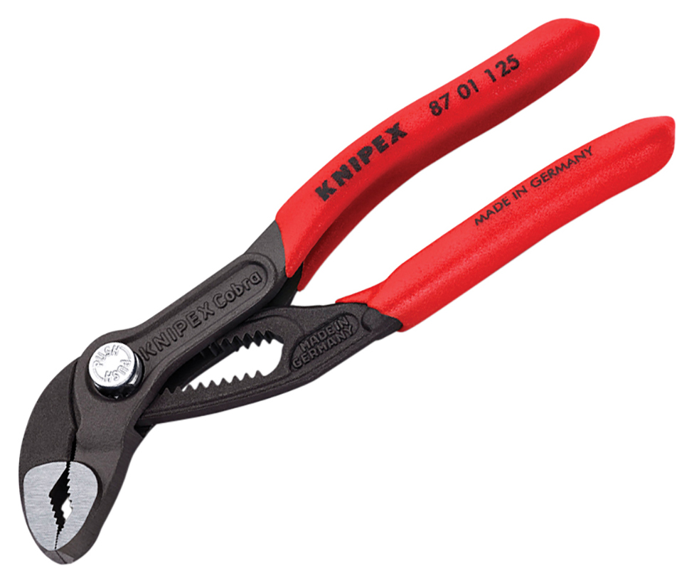 Knipex KPX8701125 5" Cobra® Mini PVC Grip Water Pump Pliers - 125mm
