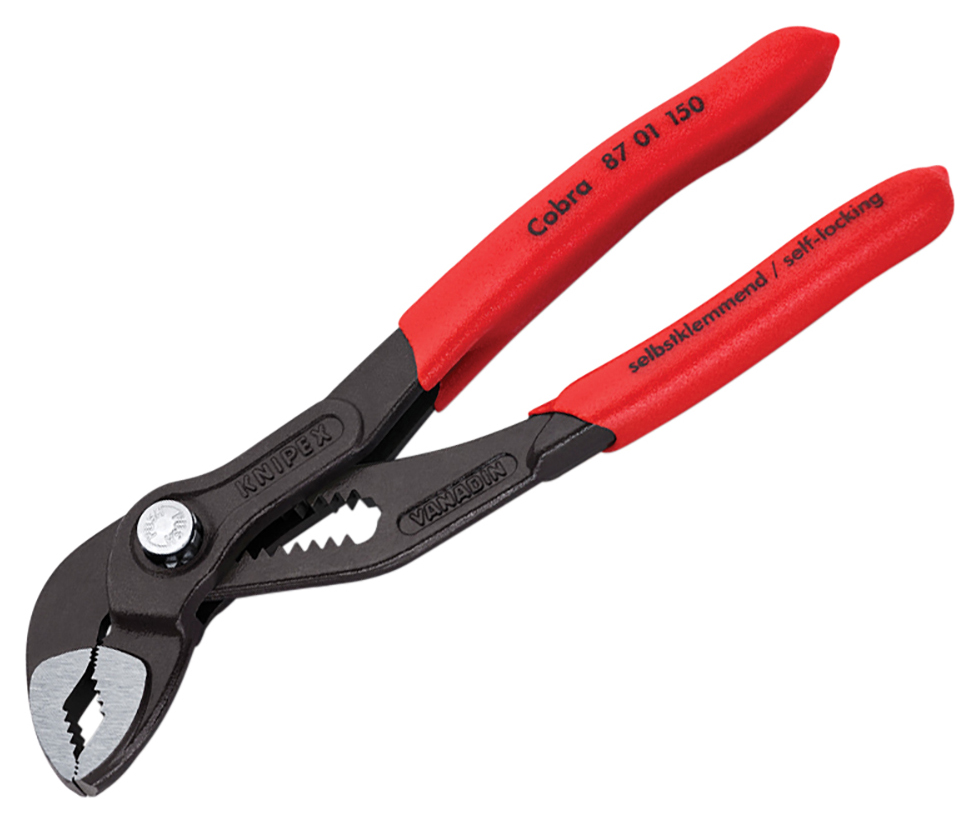 Knipex KPX8701150 6" Cobra® PVC Grip Water Pump Pliers - 150mm