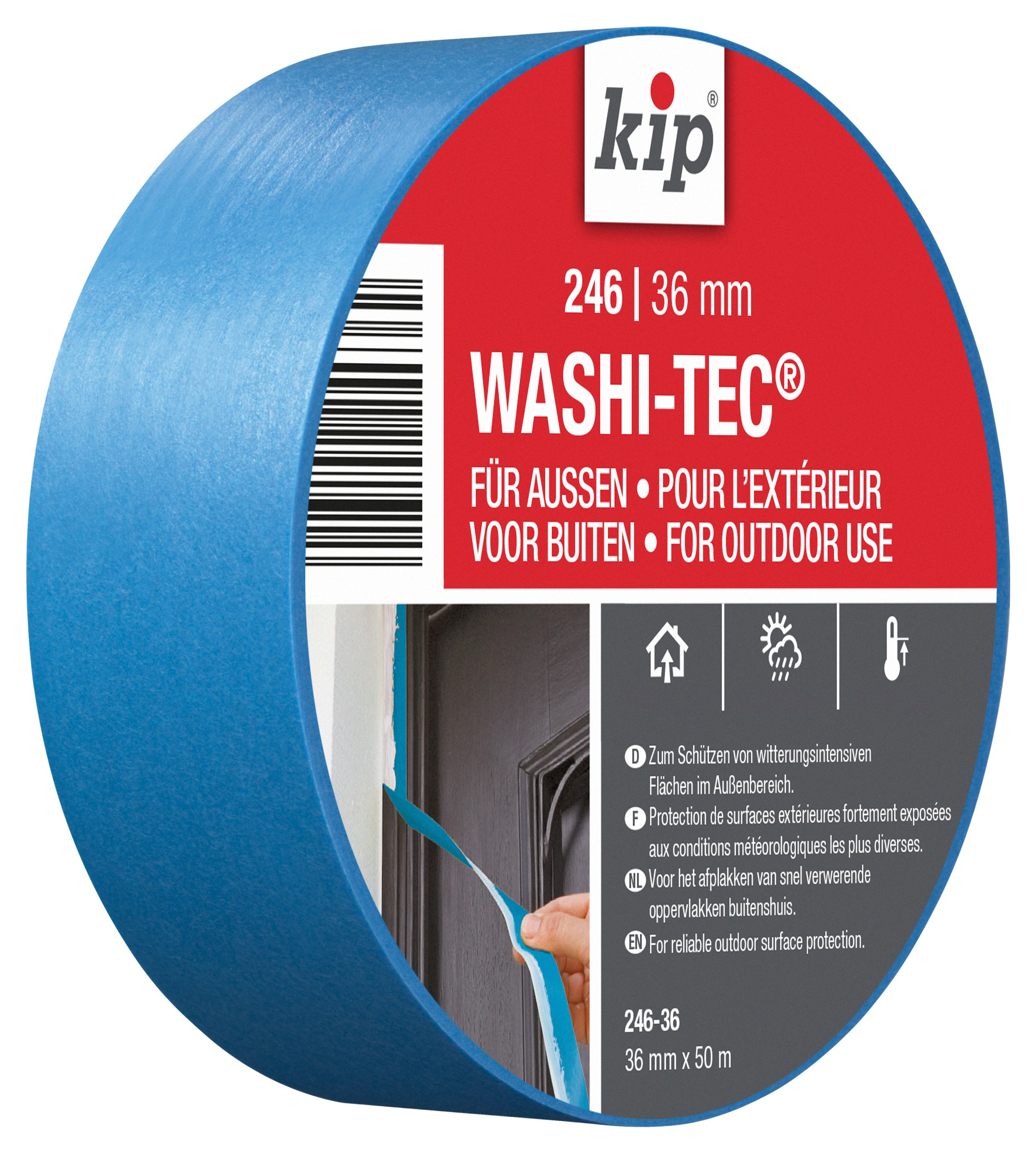 Kip Washi-Tec Outdoor Masking Tape - 36mm x 50m