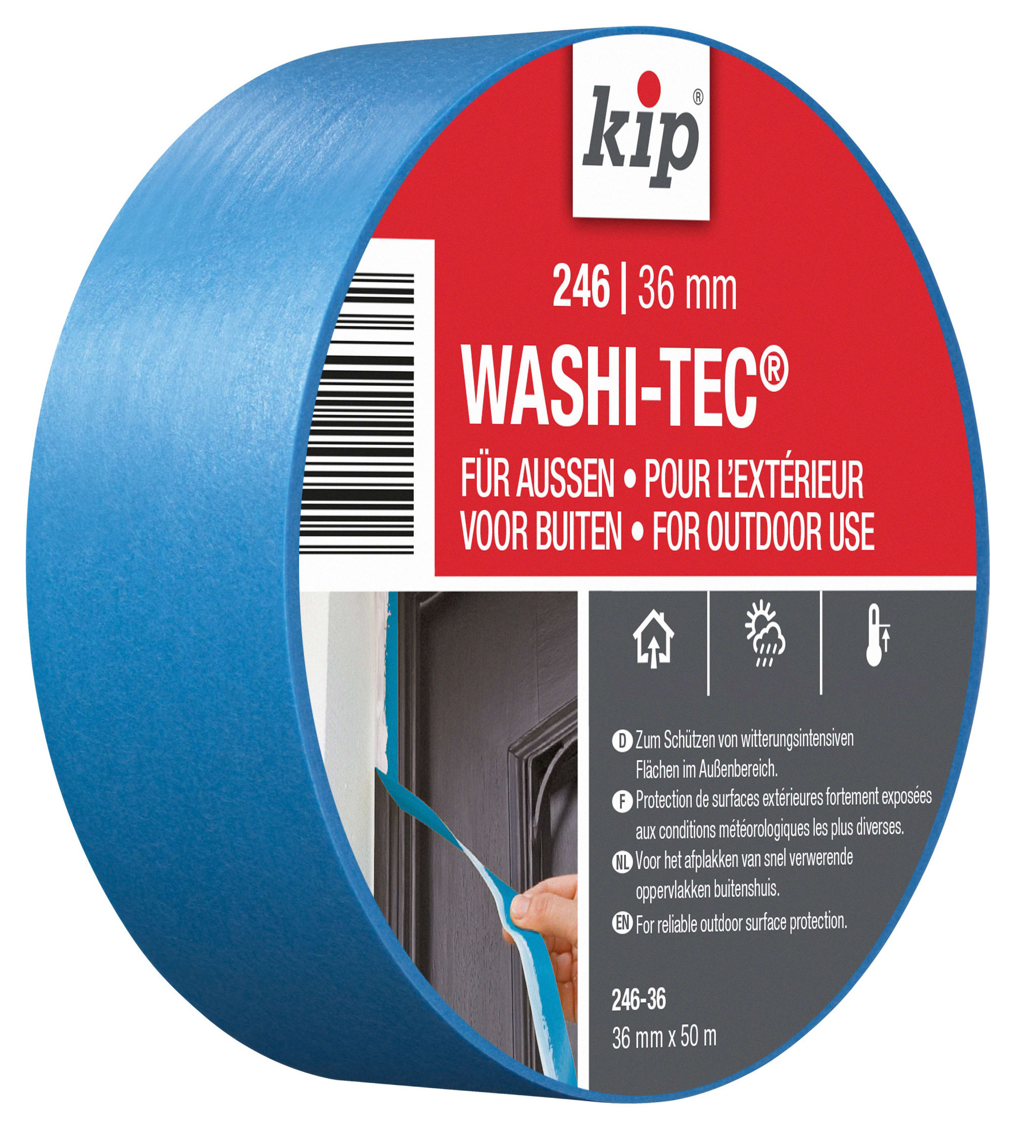 Kip Washi-Tec Outdoor Masking Tape - 36mm x