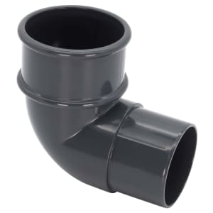 FloPlast 50mm MiniFlo Downpipe Offset Bend 92.5 - Anthracite Grey
