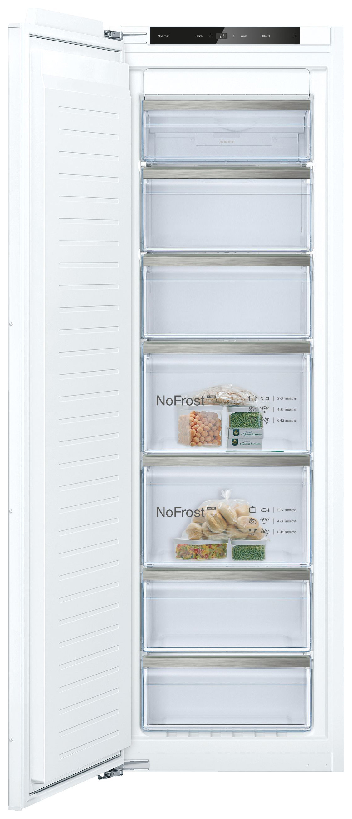NEFF GI7812EE0G N70 Integrated Frost Free Freezer - White
